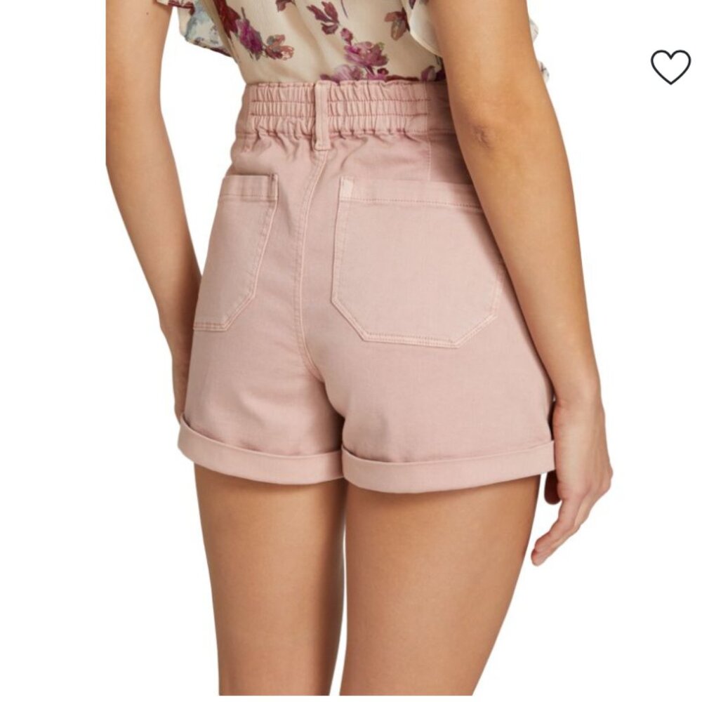 Paige Christy drawstring vintage rose shorts size 30 - Picture 2 of 12